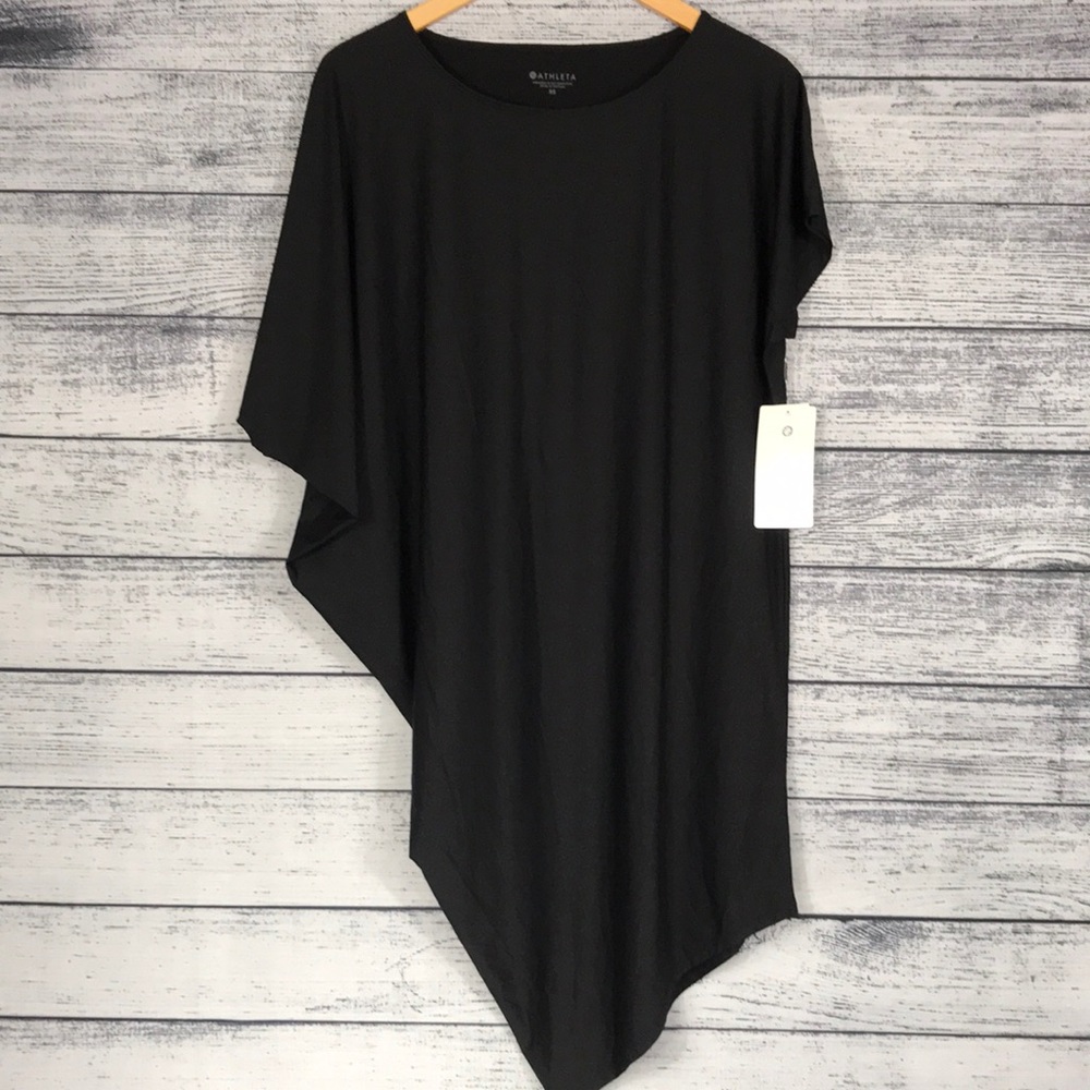 NWT-ATHLETA-SUNLOVER HILO UPF BLACK DRESS -Size XS